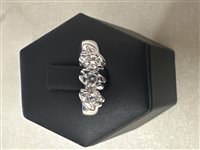 Anello Gioielleria Dossena  Donna in Oro bianco Diamante ANOR-106-253